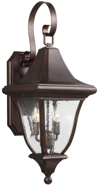 Außenleuchte, Wandlampe, ALU-Guss, Bronze, H 67,3 cm