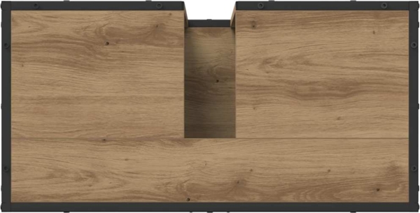 vidaXL Badezimmermöbel-Set mit Regal 3 pcs Artisan-Eiche Holzwerkstoff 3402327 Bild 7