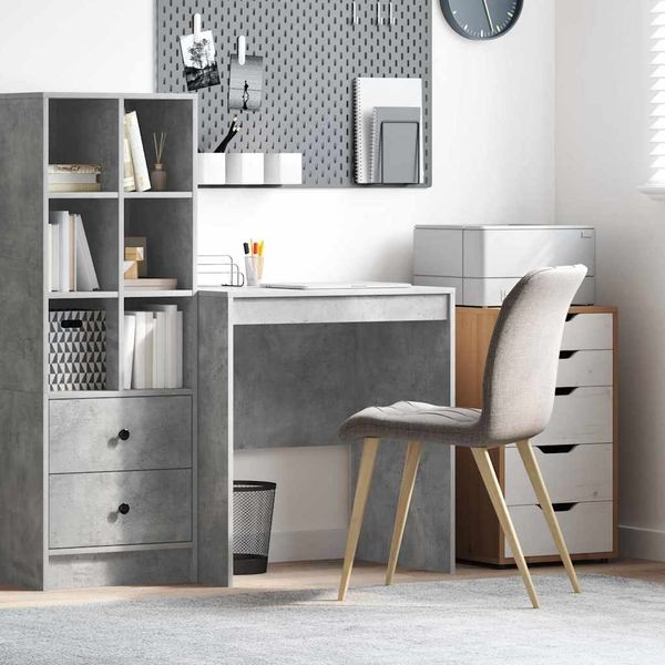 vidaXL Schreibtisch Beton Grau 70 x 50 x 76 cm 869421