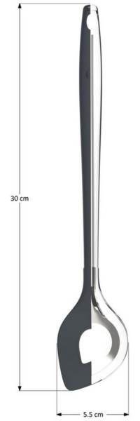 Kochblume Backlöffel 30 cm rot Bild 2