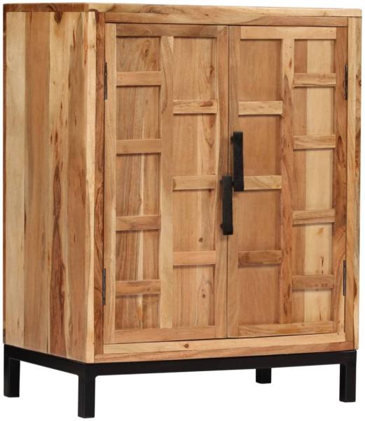 vidaXL Sideboard Massivholz Akazie 60x35x76 cm Braun 246135