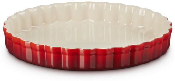 LeCreuset Tarteform aus Steinzeug 24cm | Kirschrot : Kirschrot