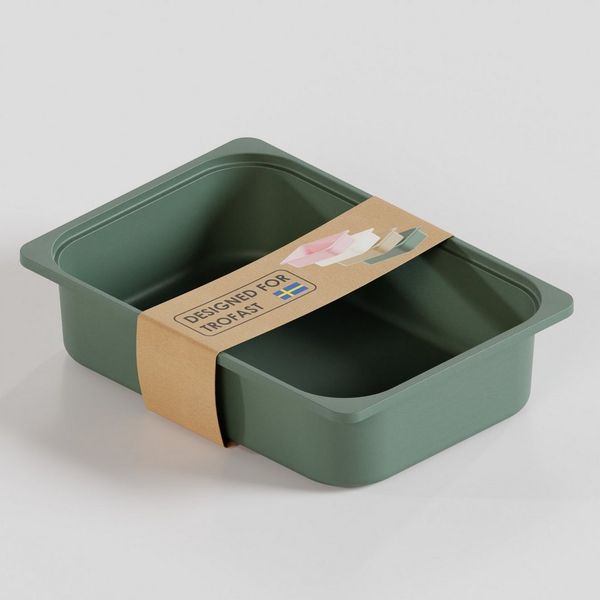 Clutter Cover Aufbewahrungsbox "TRÖVI" (Box passend für Trofast Regale, Kiste aus Kunststoff in verschiedenen Farben, Spielzeugkiste)