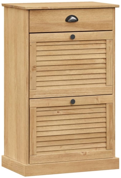 vidaXL Schuhschrank VIGO 60x35x96 cm Massivholz Kiefer 353169
