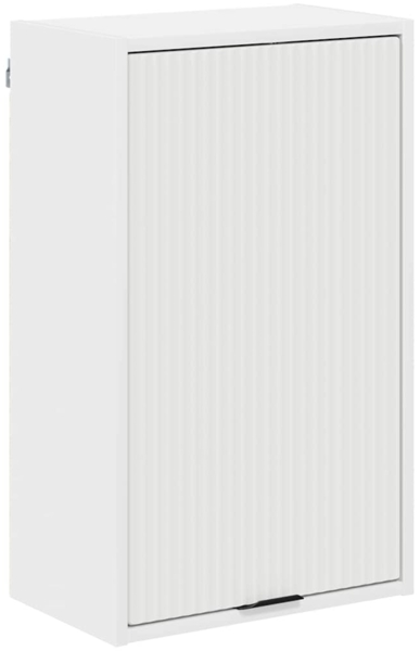 vidaXL Badezimmerschrank Weiß 39 x 23,5 x 65 cm Holzwerkstoff & Metall 883384