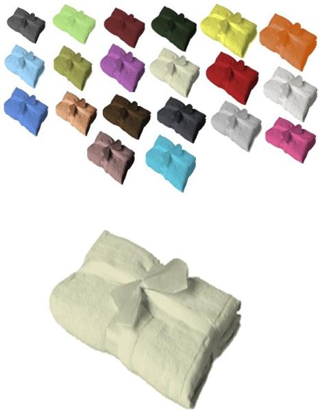 Badvorleger 1 Stück 50 x 80 cm Naturweiss