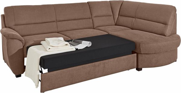 sit&more Ecksofa Pandora L-Form, wahlweise mit Bettfunktion und Bettkasten