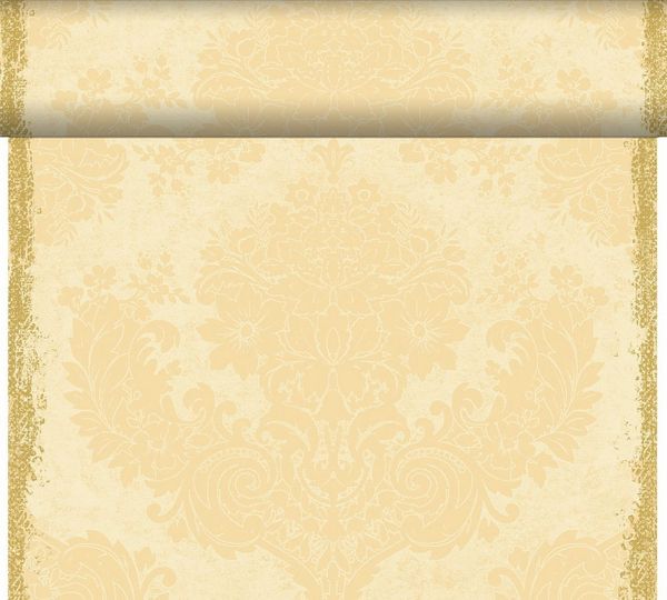 Duni Tischläufer 1 Dunicel® Tete-á-Tete, Royal cream, 0,4x24 m, 183401