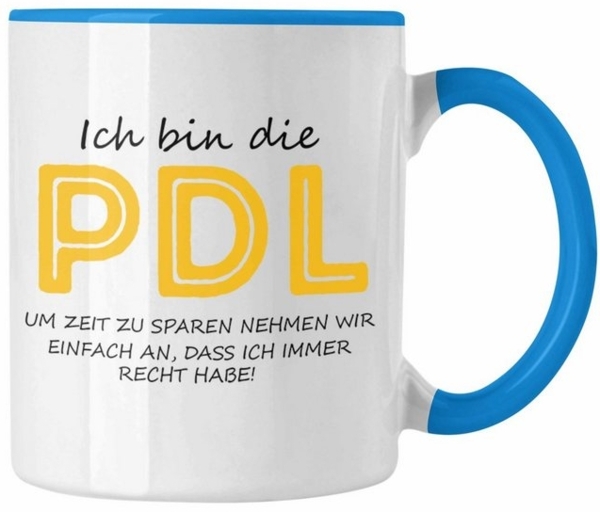 Trendation Tasse Lustige Tasse PDL Geschenkidee für Pflegedienstleitungen Krankenhaus Bild 4