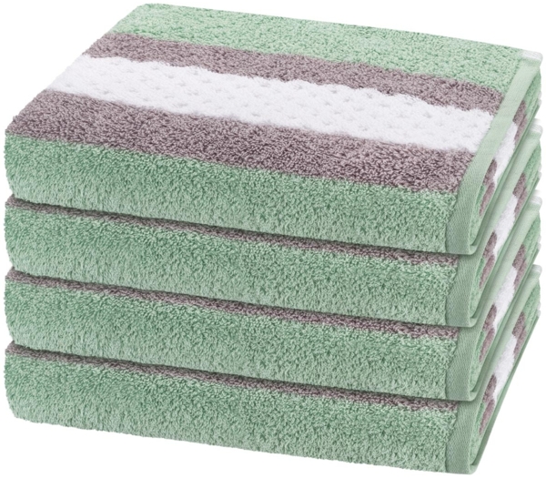 Ross Harmony 4 tlg. Frottier-Set - 4 X Handtuch (50 X 100cm) - 520 - Salbei