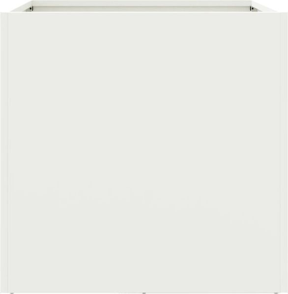vidaXL Pflanzkübel Weiß 49x47x46 cm Stahl 841561 Bild 6