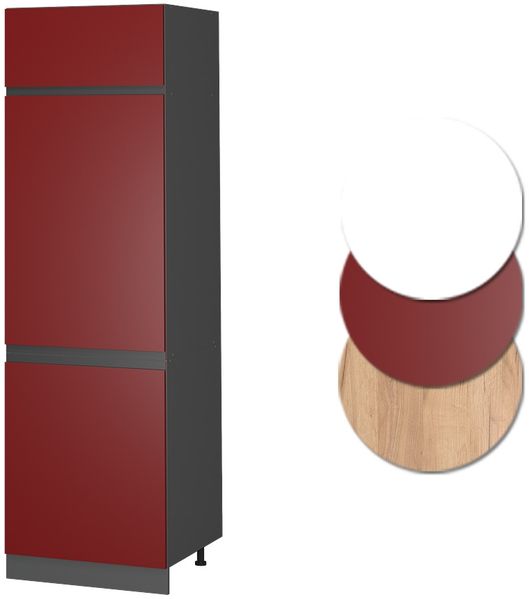 Kühlumbauschrank R-Line Rot 60 cm J-Shape Vicco Bild 6