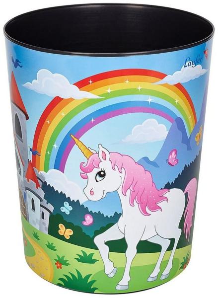 Läufer Papierkorb Motivposter 13 Liter Einhorn