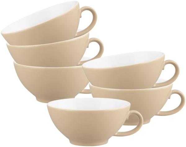 Seltmann Weiden Liberty Pure Colors Teetasse 140 ml 6er Set - Dusty Beige