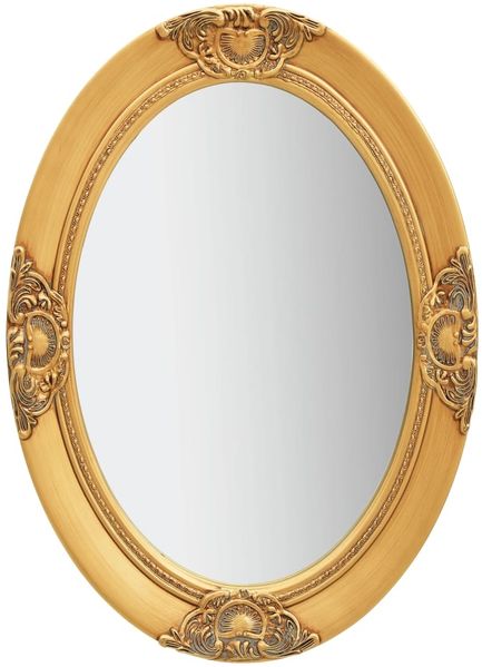 vidaXL Wandspiegel im Barock-Stil 50 x 70 cm Golden 320353