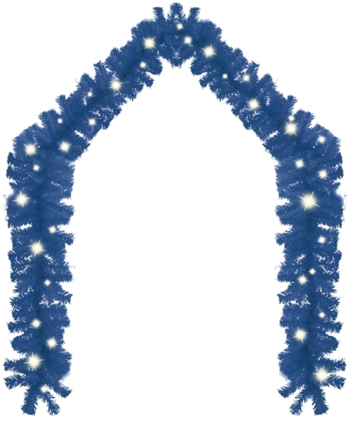 vidaXL Weihnachtsgirlande mit LED 5 m Blau 329192