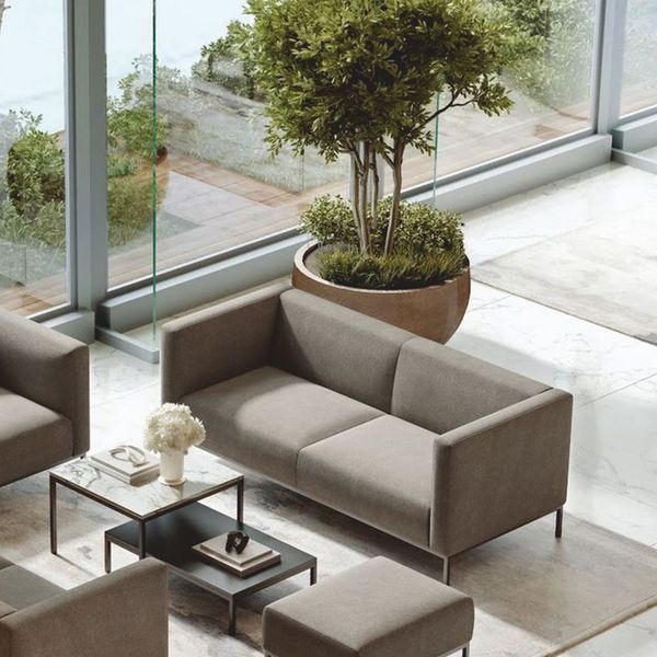 Casa Padrino Luxus Sofa Grau / Schwarz 180 cm - Wohnzimmer & Hotel Möbel