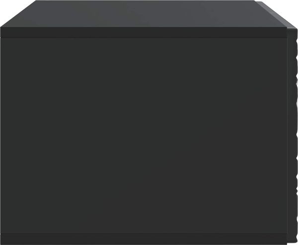 vidaXL Wandmontierter TV-Schrank 98 x 41 x 30 cm Schwarz Holzwerkstoff 898866 Bild 4