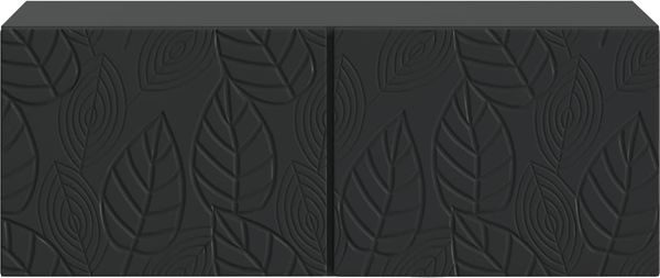 vidaXL Wandmontierter TV-Schrank 98 x 41 x 30 cm Schwarz Holzwerkstoff 898866 Bild 3
