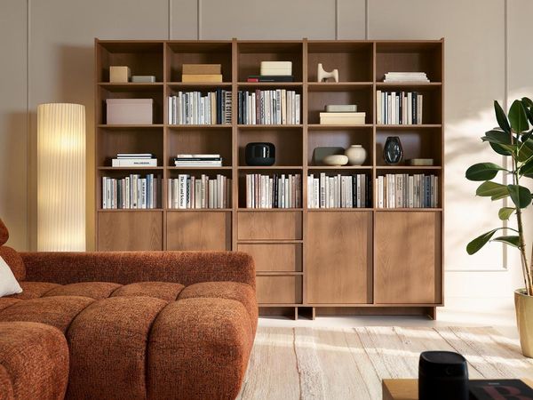 Compleo Bücherregal schmal, Breite: 50 cm, Regal mit 3 Schubladen KELLOS