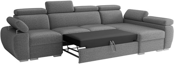 Ecksofa Boston LCP mit 2 Bettkästen und Schlaffunktion (Farbe: Flow 21, Seite: Links LCP+2R+1P(65)) Bild 3