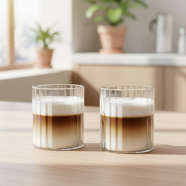 EKA Gläser-Set Stripe Short Glas, 2-tlg, Glas