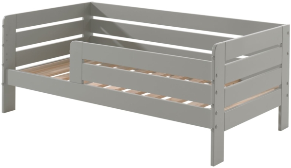 Juniorbett Karie 144x70x56 Kinderbett MDF Grau Bild 1