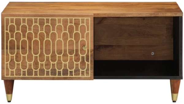 vidaXL Couchtisch 80x50x40 cm Massivholz Mango 358288