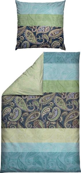 Erwin Müller Bettwäsche Wendebettwäsche, Mako-Satin, Paisley