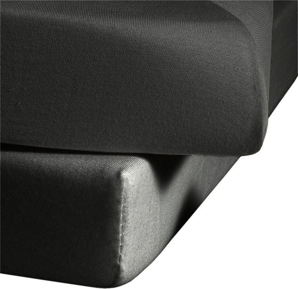 fleuresse Jersey-Elasthan Spannbettlaken Comfort 100x200 cm Anthrazit