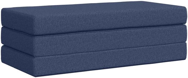 vidaXL Klappsofa Bett 140 x 67 x 45 cm Blau 900225 Bild 3