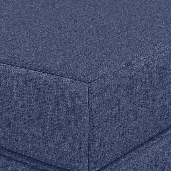 vidaXL Klappsofa Bett 140 x 67 x 45 cm Blau 900225 Bild 6