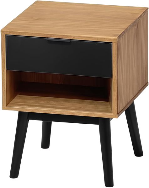 FORNOR Neruk Tisch, Dunkelbeige, 40 x 40 x 52 cm