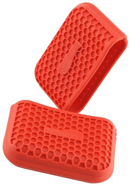 Kochblume Topfhandschuhe Griffschutz, (Set, 2-tlg), Hitzebeständig bis 230°