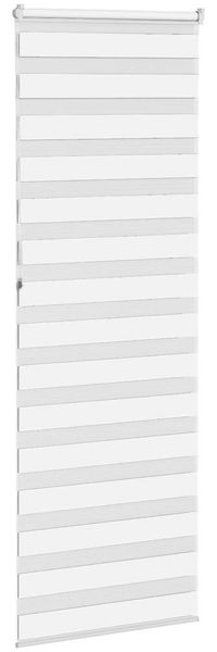 vidaXL Doppelrollo Weiß 75x230 cm Stoffbreite 70,9 cm Polyester 4014802 Bild 4