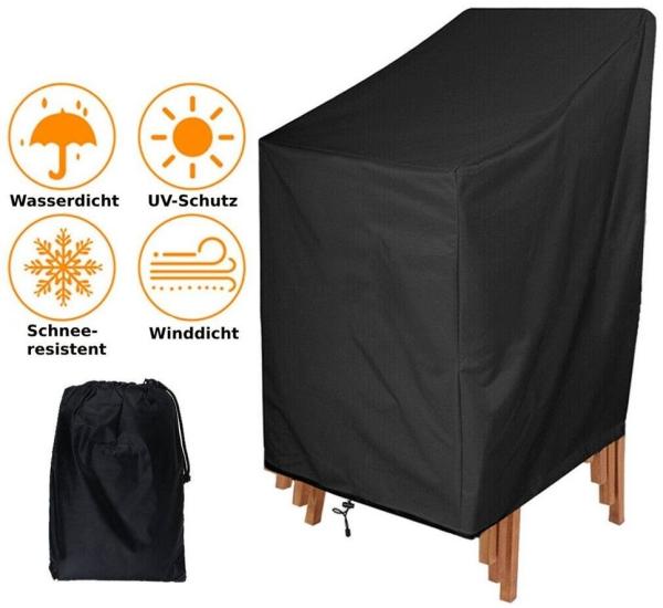 Melko Gartenmöbel-Schutzhülle Abdeckplane für Gartenstuhl 68 x 96 x 150 cm Gartenmöbel Schutzhülle (Stück, 1-St, Plane), mit Kordelverschluss