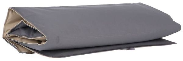 Wendematte SUN, Füllung: 100% Polyesterwatte taupe/grau