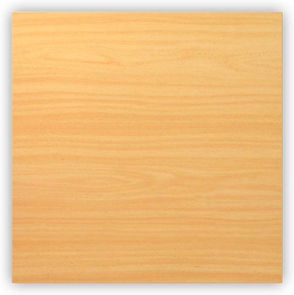 bümö Tischplatte 80x80 cm in Buche, Schreibtischplatte aus Holz, Holzplatte, Spanplatte kratzfest beschichtet, ABS-Kante, 120 kg Tragkraft für DIY Homeoffice Schreibtisch & mehr, PL-08-6 Bild 1