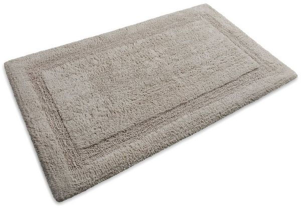 OTTO home Badematte Meellor, Höhe 20 mm, rutschhemmend beschichtet, fußbodenheizungsgeeignet, Baumwolle, rechteckig, Badteppich, getuftet, modern, Uni, antirutsch, flauschig, Baumwolle