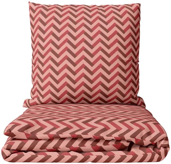 Leonado Vicenti Bettwäsche Baumwolle 135x200 cm und 155x220 cm, Jersey, 2 teilig, Zick Zack Muster, Ganzjährig verwendbar Bild 1