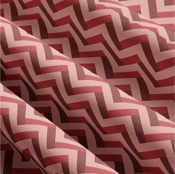 Leonado Vicenti Bettwäsche Baumwolle 135x200 cm und 155x220 cm, Jersey, 2 teilig, Zick Zack Muster, Ganzjährig verwendbar Bild 3