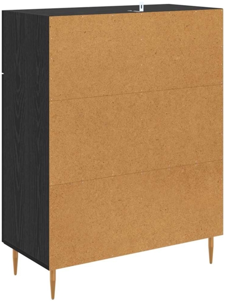 vidaXL Sideboard Schwarz Eichen-Optik 69,5 x 34 x 90 cm Holzwerkstoff 882265 Bild 7