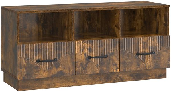 vidaXL TV-Schränk Geräucherte Eiche 102 x 34,5 x 47 cm Holzwerkstoff 895370