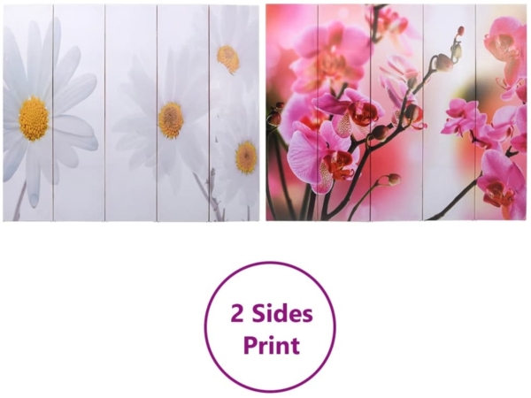 vidaXL Raumteiler klappbar 200 x 170 cm Blume 240479 Bild 3