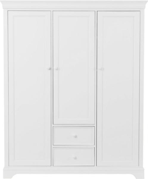 Kidsmill Chateau Kleiderschrank 3-türig Weiß Weiß Bild 1