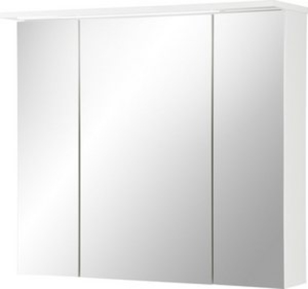 Schildmeyer Spiegelschrank 126760, melaminharzbeschichtete Spanplatte, Weiß, 80 x 16 x 72,3 cm Bild 6