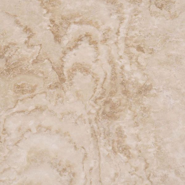 Casa Padrino Luxus Travertin Couchtisch Beige 101 cm - Travertin Wohnzimmer Möbel Bild 5