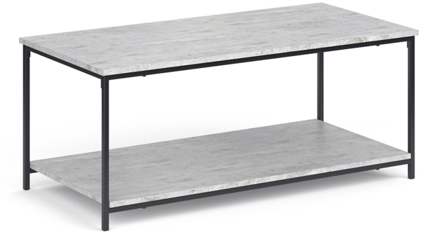 Couchtisch Fyrk Beton 108 x 52 cm Vicco