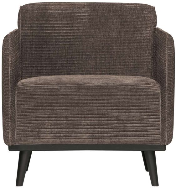 Sessel Statement aus Jacquard, modernes Design, taupe, weicher Bezug, stabiles Birkenholz