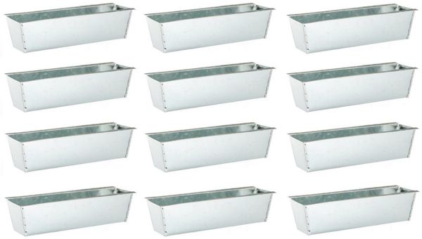 Meinposten Blumenkasten Pflanzkästen Palette Paletten Pflanzkasten Palettenbeet Blumenkasten (Spar-Set, 12 St, 2er Set, 4er Set, 6er Set, 12er Set), Einsatz für Europaletten